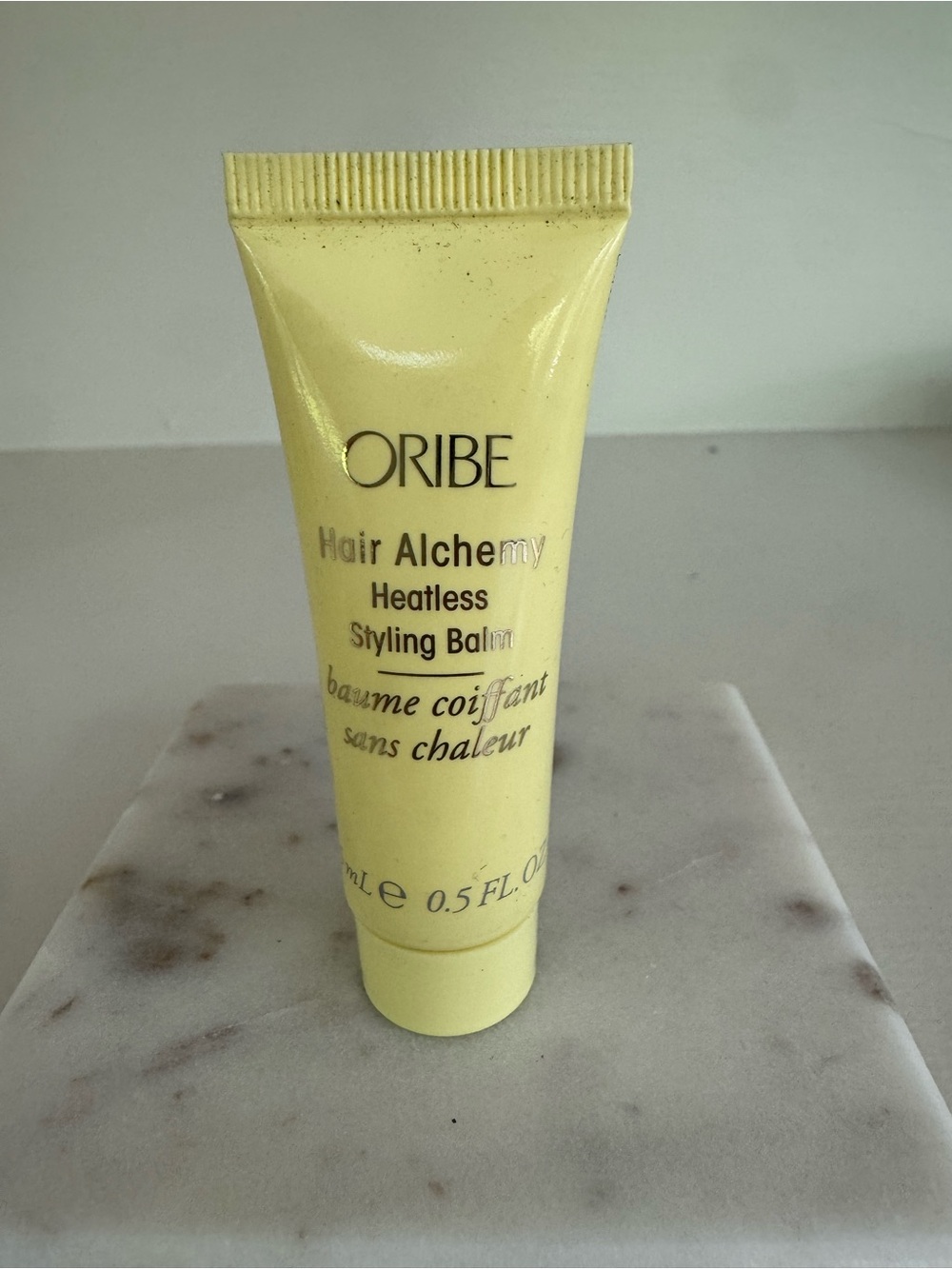 Oribe Hair Alchemy Resilience Heatless styling cream - Yellow Tube travel size